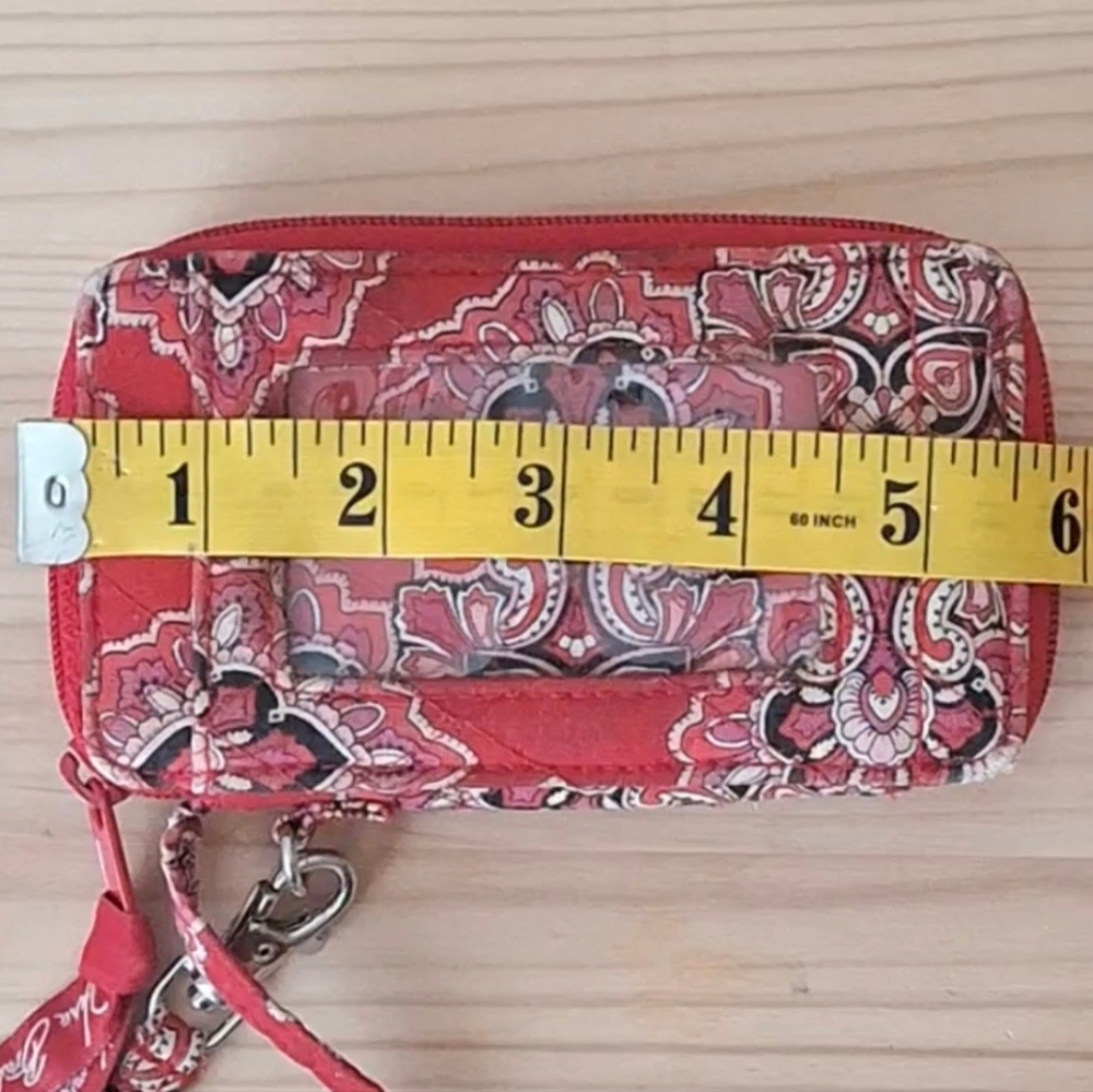 ❤️💙Vera Bradley 'Frankly Scarlet' Wristlet💙❤️ - Picture 9 of 10